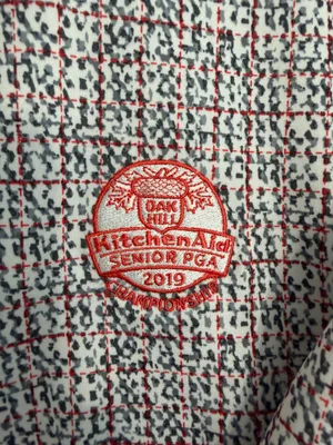 Ahead USA Men's Patterned Golf Polo Shirt thumbnail 3