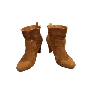 Sole Society Women's Laurel Ankle Booties Brown Suede‎ Size 8 thumbnail 2
