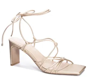 Chinese Laundry Yita Gold Strappy Heels thumbnail 1