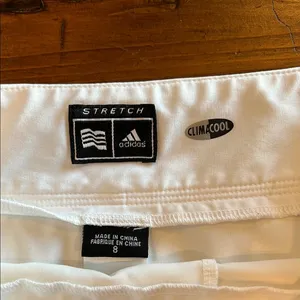 adidas White‎ Athletic tennis skirt with built in shorts. Side zip climacool thumbnail 2