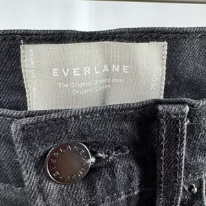 Everlane‎ The Original Cheeky Jean in Black Size 26 Crop thumbnail 11