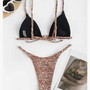 NWT ZAFUL Tanga Cheeky‎ Bikini Swimsuit Sz 6 thumbnail 2