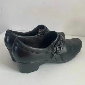 Clarks Genette Arc Womens Heeled Loafers by CLARKS‎ Size: 9M Bootie EUC! thumbnail 6
