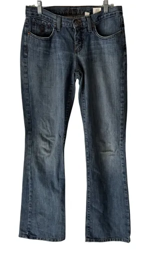 Cruel Girl Jeans Womens 9 Long Blue Bootcut Western Mid Rise‎ Denim Embroidered thumbnail 1