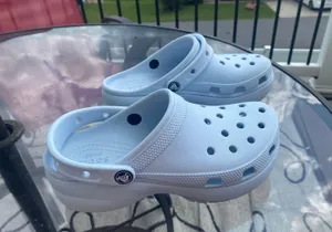 Crocs Blue Iconic Comfort Platform thumbnail 4