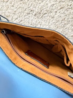 Patricia Nash Corfu Woven Crossbody in Dusty Blue thumbnail 7