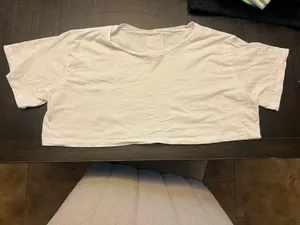 Daily Drills Soft Cropped Tee White thumbnail 4