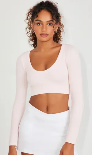 Garage Long Sleeve Crop Top thumbnail 1