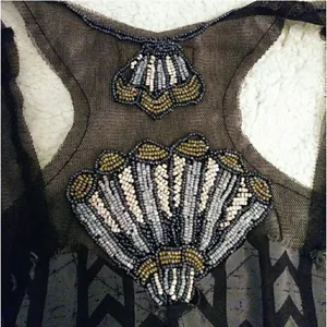 Urban Outfitters Silence & Noise Mesh Beaded Tank thumbnail 4