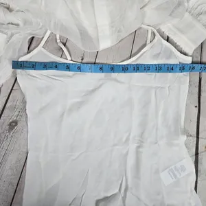 J. Crew Ruffle button-up shirt in crinkle chiffon‎ in Ivory 0 thumbnail 9