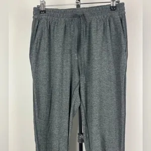 Outdoor‎ Voices Grey Tapered Leg Elastic Waist Drawstring Jogger Pants thumbnail 2