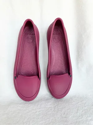 Crocs Womens Crocs Flats Pink Purple Ballet Shoes Hospital Size 6 thumbnail 3