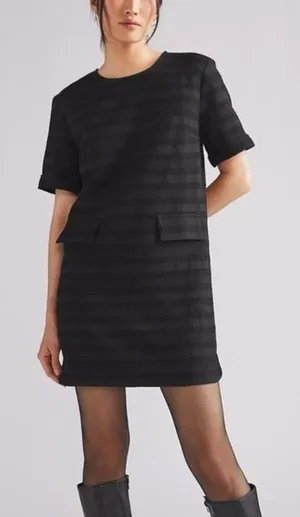 Anthropologie Pocket Shift Mini Dress Sunday in Brooklyn Size Small thumbnail 1