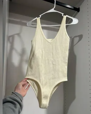 Aura Ribbed Bodysuit thumbnail 1