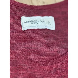 Abercrombie &‎ Fitch Burgundy Heather Knit Cutout Midi Dress Large Sleeveless thumbnail 4