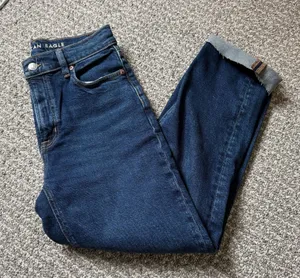 American Eagle Outfitters Super High Rise Straight Jeans thumbnail 1
