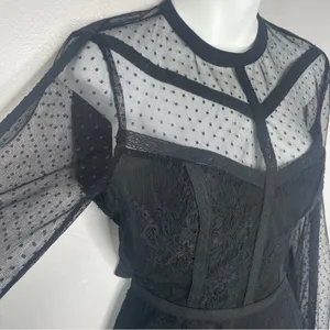 REBECCA MINKOFF Dress Womens 4 Feminine Whimsigoth Party Wedding Guest Chic thumbnail 6