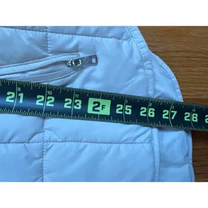 YPB Your Personal Best Cream Quilted Puffer Jacket Side Zip Vents Large thumbnail 6