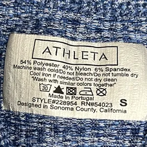 Athleta Blue Racer Back Athletic Tank Top - Small - VGUC thumbnail 3