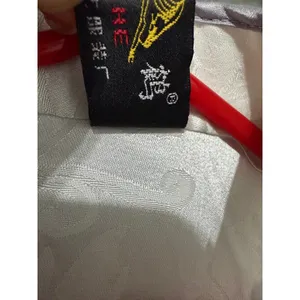 Jin He White Floral Satin Qipao Cheongsam Dress Size S Mandarin Collar Asian thumbnail 10