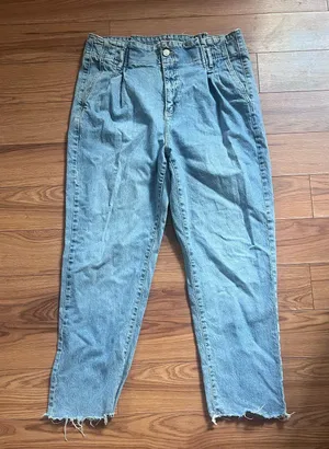 Garage Straight-leg Denim Blue Jeans thumbnail 1
