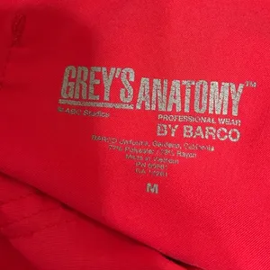 Greys Anatomy‎ Women Medical Nurse Scrub Pants M Red Professional Workwear Cargo thumbnail 4
