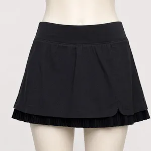Mondetta Black Perforated Pleated Active Skort Womens‎ Large Tennis Golf Running thumbnail 1