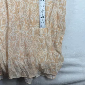 Ibiza Womens Peach Cream Floral Sunburst Braided Strap Maxi Dress Large RN103658 thumbnail 4