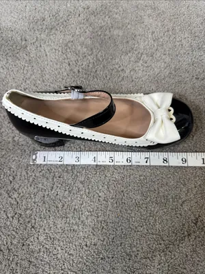 Women’s Black Chunky Heel Mary Jane Pumps Cute Bow & Hearts Round Toe Size 6 NEW thumbnail 10