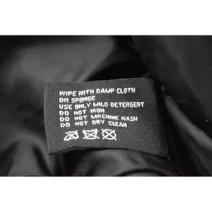 Coffee shop Womens Black Quilted Moto Jacket Studded Shoulder Zip‎ Up thumbnail 13