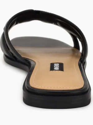 Nine West Germani Women’s black slide sandals size 8 NEW thumbnail 5
