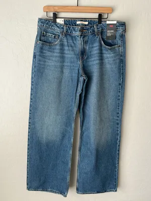 Levi’s low loose jeans NEW 32x32 wide leg thumbnail 12