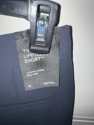 Aritzia Limitless Micro Short Navy  thumbnail 4