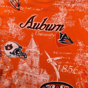 Auburn Tigers Y2k Fitted Tee Shirt Women's X-Large Embellished Short Sleeve thumbnail 10