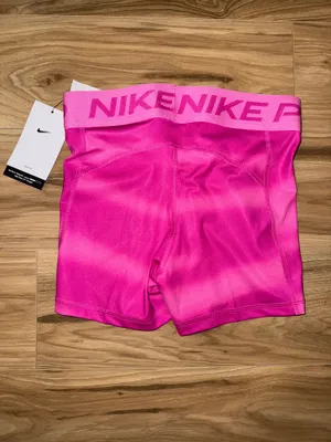 Nike Women's Pro 3" Pink Spandex thumbnail 4