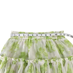 MISA Los Angeles Marion Skirt‎ Honeydew Blossom thumbnail 10