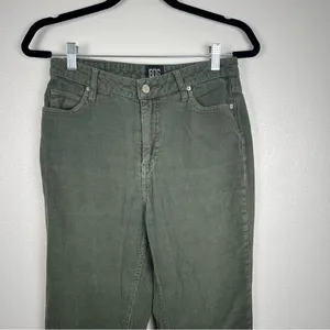 BDG Women's Mom High Rise Corduroy Dark‎ Green Pants Sz 25 thumbnail 3