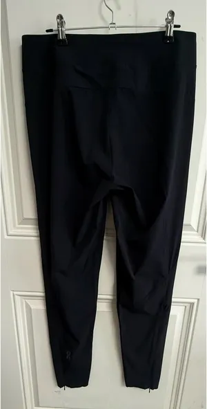 On Running Women's Lightweight Pants Black Size S - Elastic Waist Ankle Zip thumbnail 12