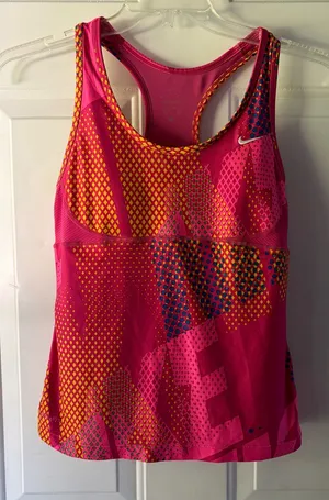 Nike Dri Fit Racerback Tank Top Sz M thumbnail 1