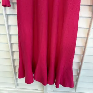Cato Pink‎ Ribbed Sweater Dress Size Medium thumbnail 5