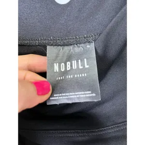 NOBULL Black High Rise Cropped Leggings Women's Medium Athletic‎ Workout thumbnail 7