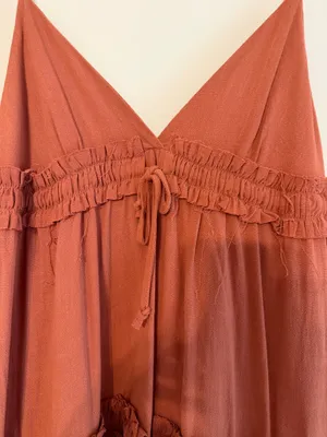 Boutique Rust Spaghetti Strap Dress thumbnail 3