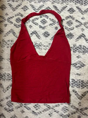 Halter top Red Size XS thumbnail 1