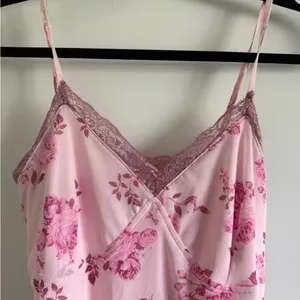 wild fable Pink Floral Lace-Trim Slip Chemise thumbnail 2