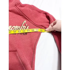 Abercrombie & Fitch Womens Y2K Vintage Full Zip Hoodie Embroidered Red Size M‎ thumbnail 6