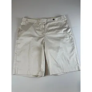 Van Heusen Studio City Short Modern Fit Bermuda Length Beige NWT Size 14 thumbnail 3