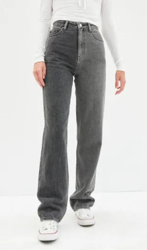Pacsun Two-Tone Gray 90’s Boyfriend Jeans Size 29 Denim Baggy thumbnail 5