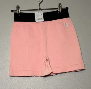 Free people movement ribbed bike shorts pastel peach M/L $38 thumbnail 1