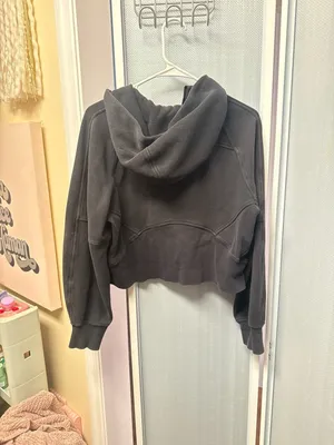 Lululemon Scuba Oversized Half-Zip Hoodie Black XS/S thumbnail 4