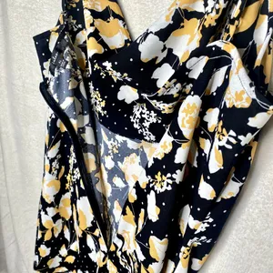 Lulus I Wanna Be Yours Floral Sleeveless Mini Slip Dress XL Black Cowl Neck thumbnail 10